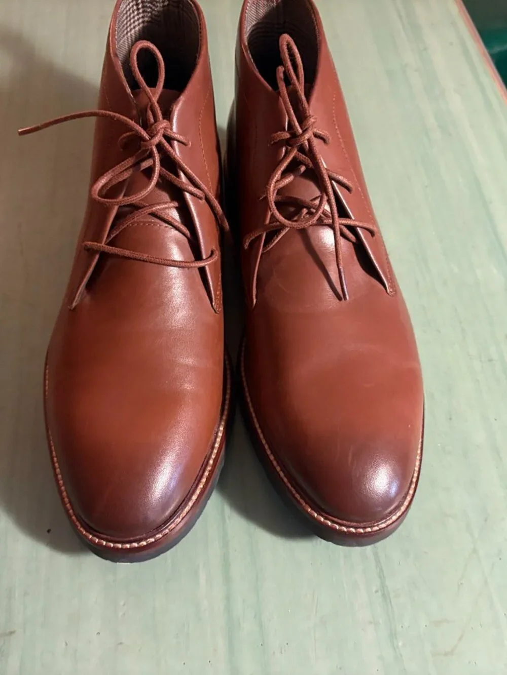 NEW Mens Cole Haan Berkshire Lug Chukka Dark Sequoia Boots Size 11 M C38742